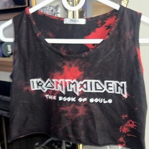 Iron Maiden the book of souls altered cut Crop Top!